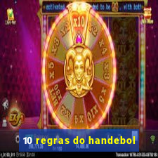 10 regras do handebol